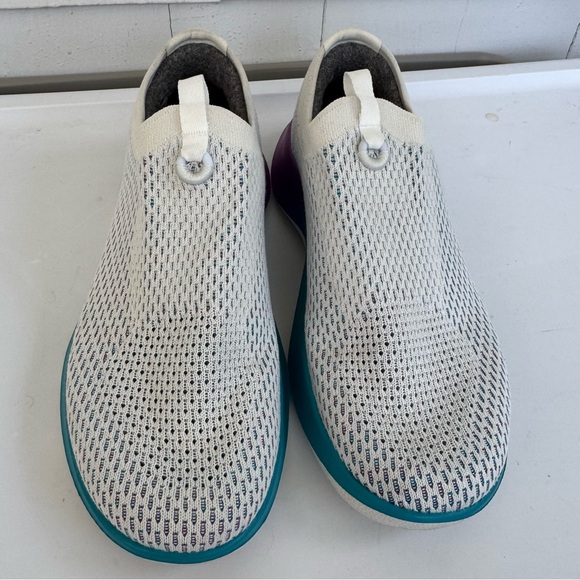 Allbirds Tree Dasher Relay Sneakers White Blue Purple size 9 - Picture 2 of 11